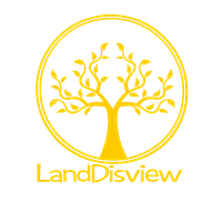Land Disview Logo - Dark